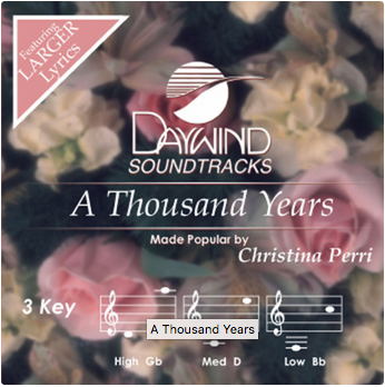 A Thousand Years (Christina Perri) CD