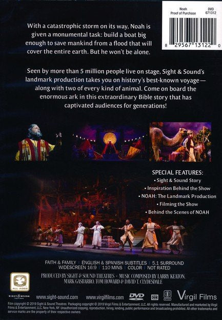 Sight & Sound Theatres Present "Noah" (DVD)