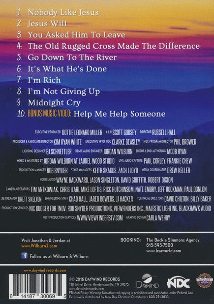 WILBURN & WILBURN / LIVE FROM THE SMOKIES DVD & CD SET