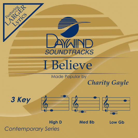 I Believe by Charity Gayle CD