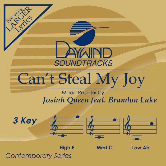 Can't Steal My Joy by Josiah Queen (feat. Brandon Lake) CD