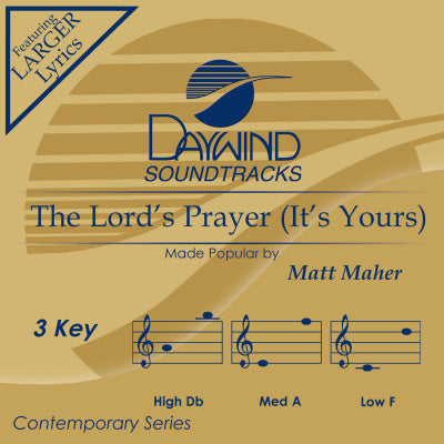 The Lord's Prayer by Matt Maher CD