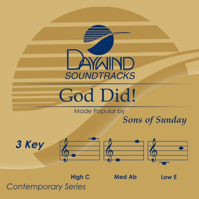 God Did! by Sons of Sunday CD