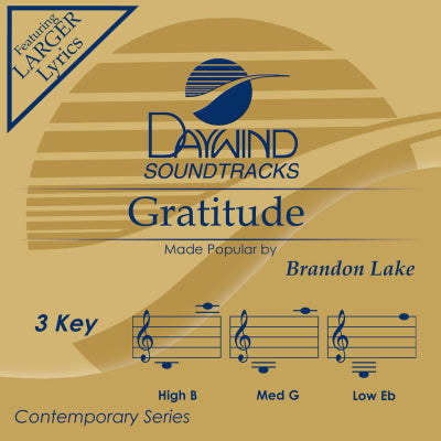 Gratitude by Brandon Lake CD