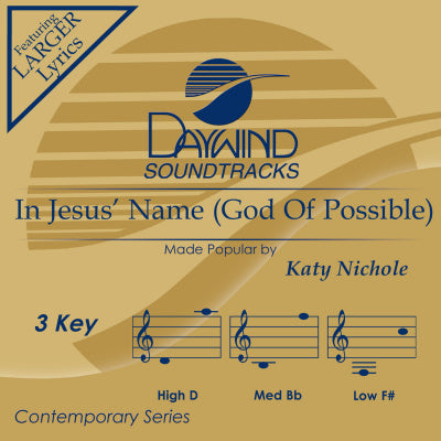 In Jesus' Name by Katy Nichole CD