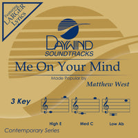 Me On Your Mind by Matthew West CD