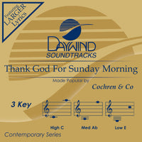 Thank God For Sunday Morning by Cochran & Co CD