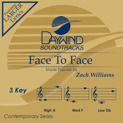 Face to Face by Zach Williams CD