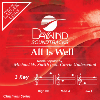 All is Well by Michael W Smith (feat. Carrie Underwood) CD