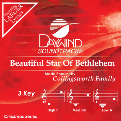 Beautiful Star of Bethlehem by Collingsworth Family CD