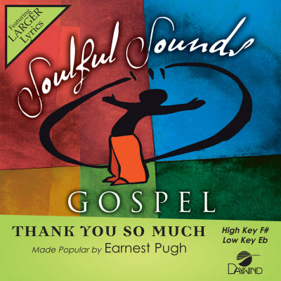 Thank You So Much by Earnest Pugh CD