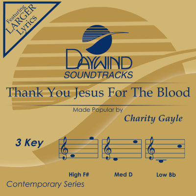 Thank You Jesus For The Blood by Charity Gayle CD