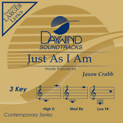 Just As I Am by Jason Crabb CD