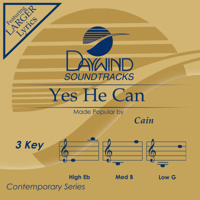 Yes He Can by Cain CD