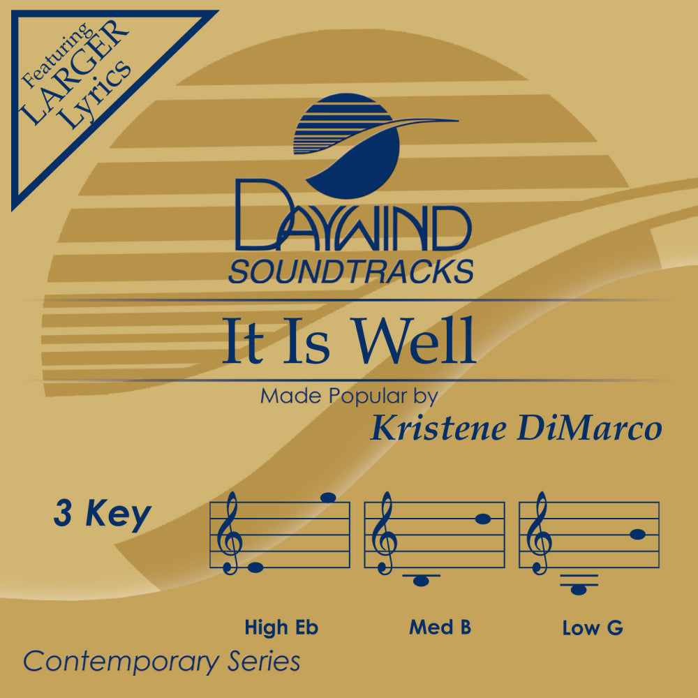 It Is Well by Kristene DiMarco CD