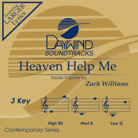 Heaven Help Me by Zach Williams CD