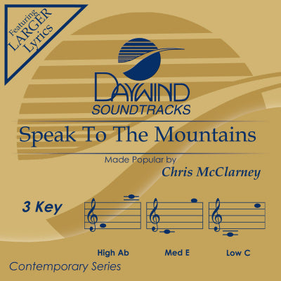 Speak to the Mountains by Chris McClarney CD