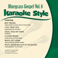 Karaoke Style: Bluegrass Gospel Vol. 6