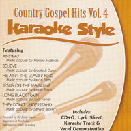 Karaoke Style: Country Gospel Hits, Vol. 4