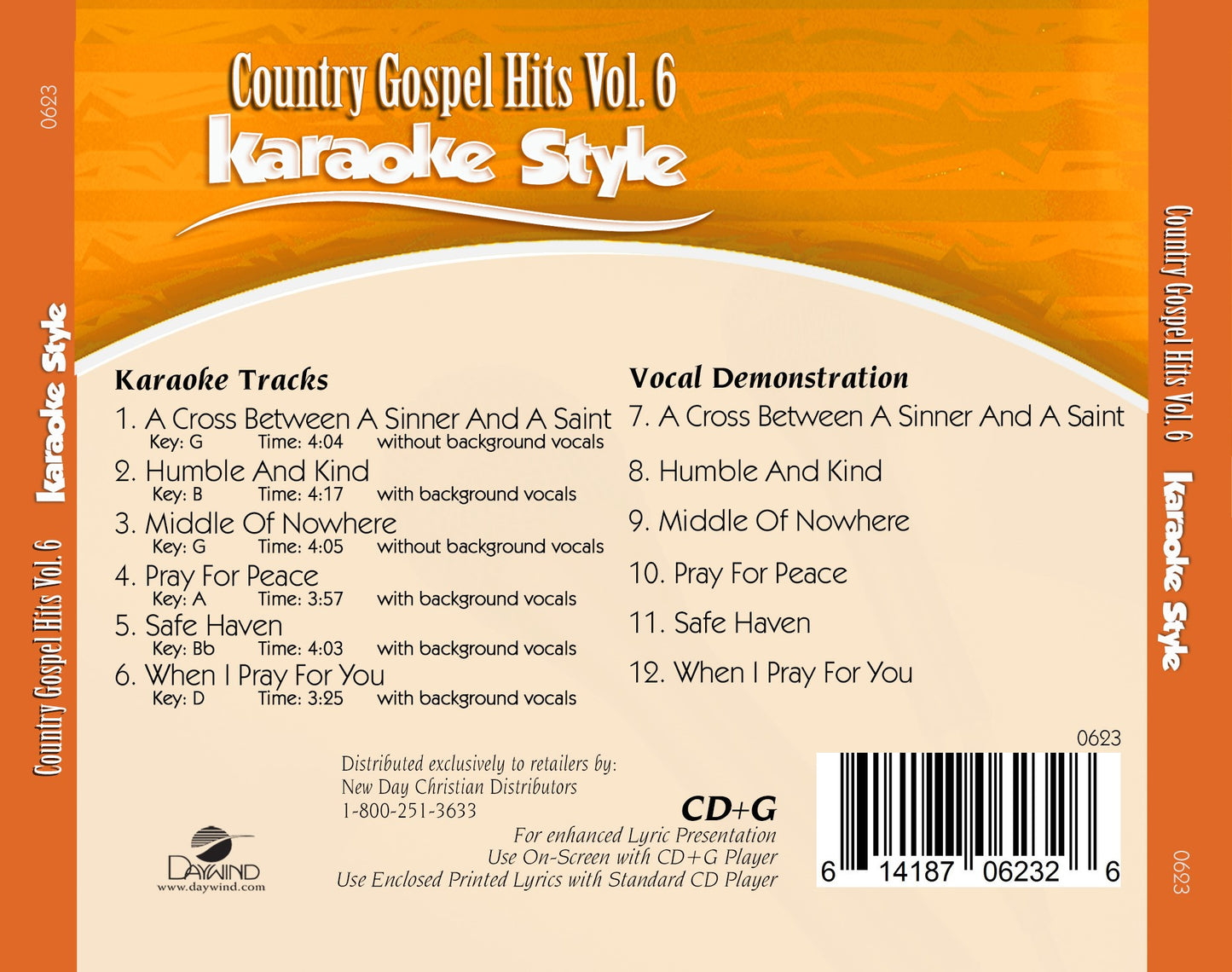 Karaoke Style: Country Gospel Hits, Vol. 6