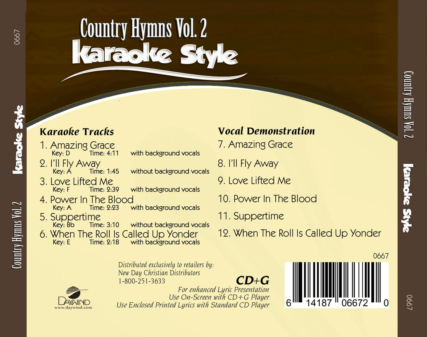 Karaoke Style: Country Hymns, Vol. 2