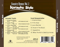 Karaoke Style: Country Hymns, Vol. 2