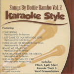 Karaoke Style: Dottie Rambo, Vol. 2