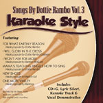Karaoke Style: Dottie Rambo, Vol. 3