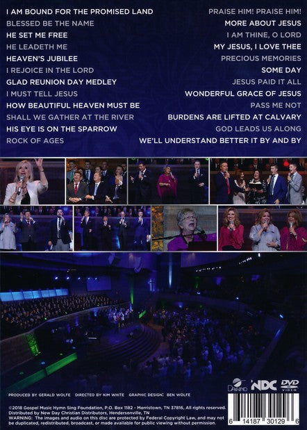 GERALD WOLFE'S GOSPEL MUSIC HYMN SING HEAVEN'S JUBILEE DVD