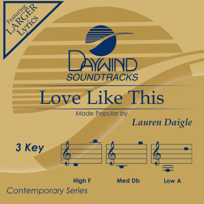 Love Like This (Lauren Daigle) CD