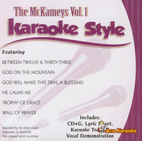 Karaoke Style: McKameys, Vol. 1
