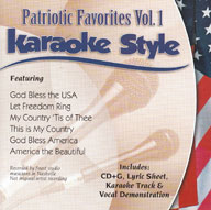 Karaoke Style: Patriotic Favorites, Vol. 1