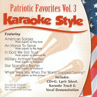 Karaoke Style: Patriotic Favorites, Vol. 3