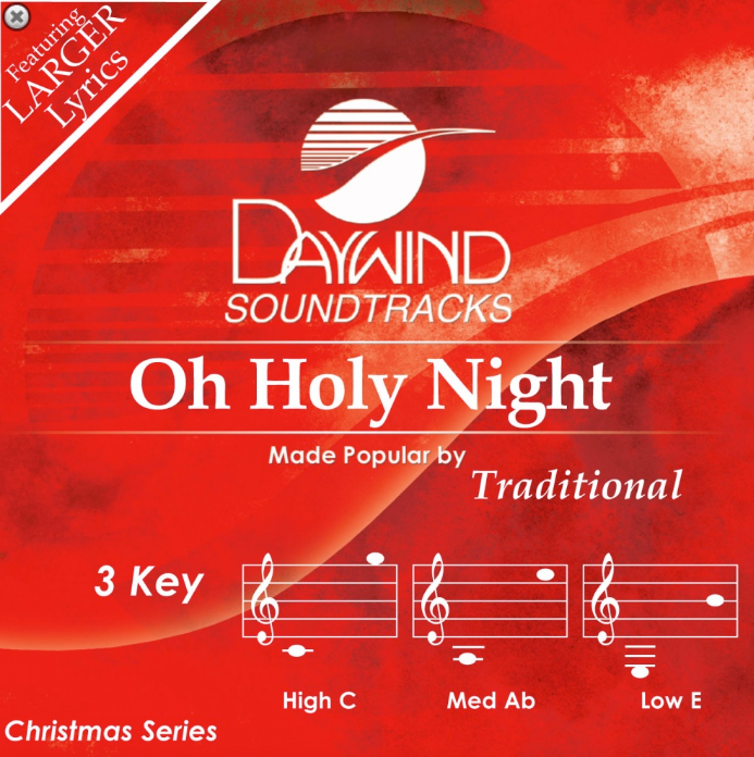 Oh Holy Night (3 Key- 2 Verses) CD