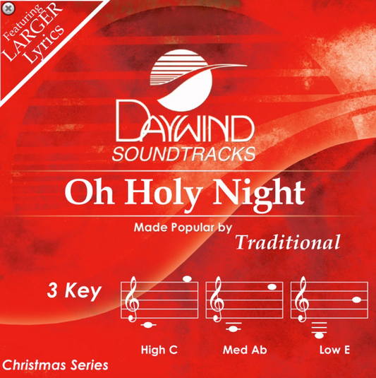 Oh Holy Night (3 Key- 2 Verses) CD