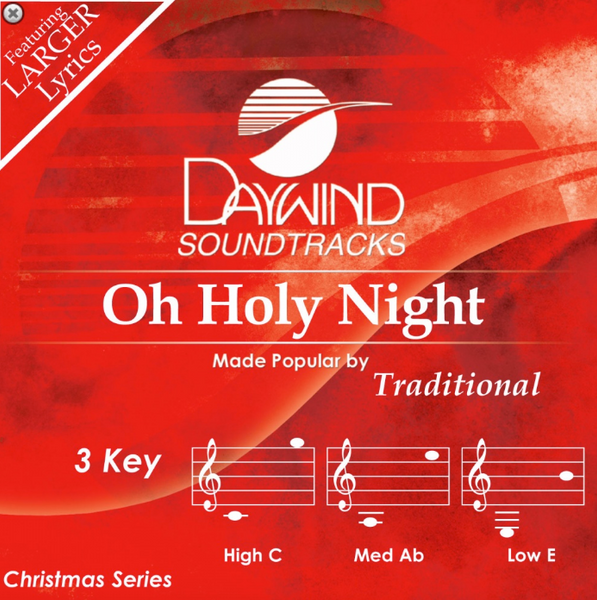 Oh Holy Night (3 Key- 2 Verses) CD