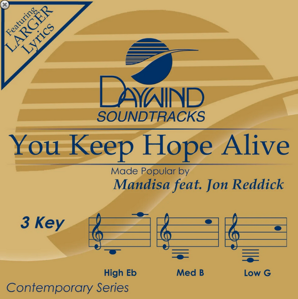You Keep Hope Alive (Mandisa feat. Jon Reddick) CD