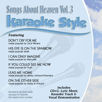 Karaoke Style: Songs About Heaven, Vol. 3