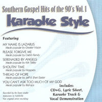Karaoke Style: Southern Gospel Hits of the 90's, Vol. 1