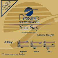You Say (Lauren Daigle) CD